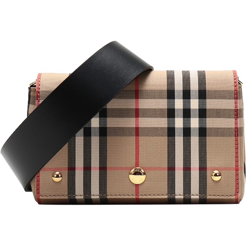 BURBERRY 博柏利 女士织物小号单肩斜挎包手拿包 80264541
