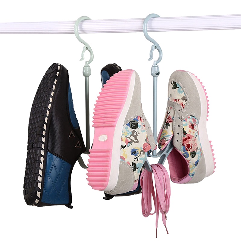单爱多功能鞋架 防风创意鞋撑 晾衣架 晒衣架 晾晒架丝巾围巾架