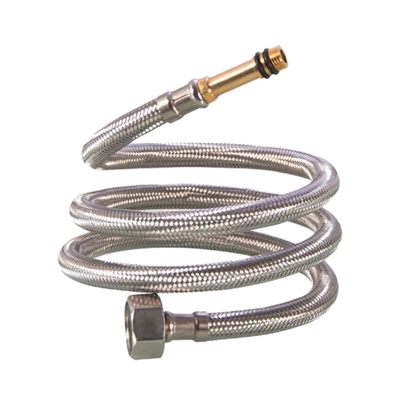 企购优品不锈钢编织尖头冷热进水管50cm