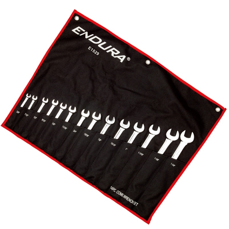 力易得(ENDURA) E1530 23件CrV钢全抛光两用扳手 组合工具 (计价单位：套)