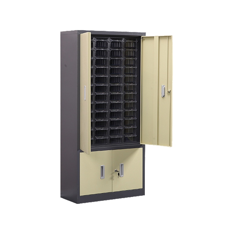 臻远零件柜抽屉式工具柜 48抽透明带门加工具柜中号