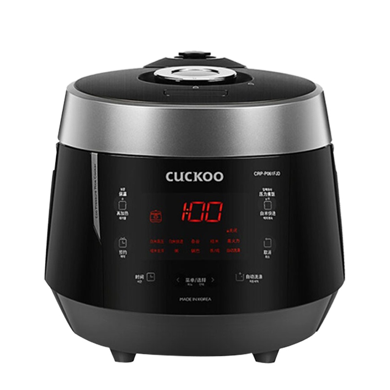 福库(CUCKOO)电饭煲 韩国原装进口 合金内胆 高压电饭锅CRP-P061FJD 黑色 3L