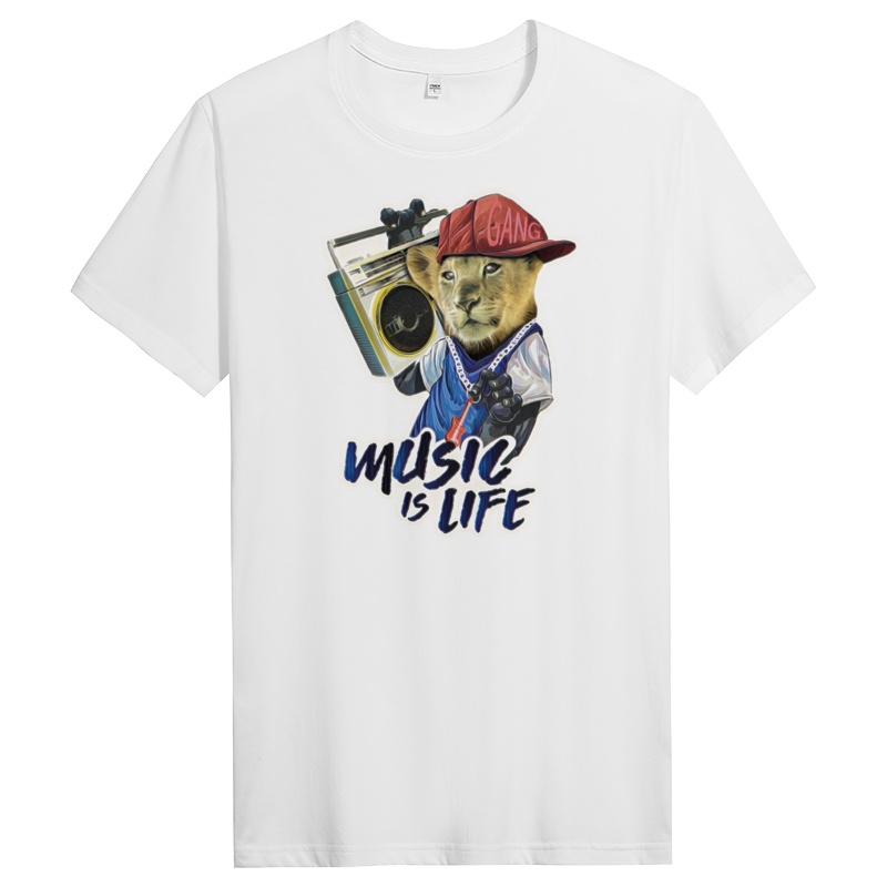 男士夏季圆领纯棉短袖t恤男生半袖体潮流时尚 DT11493