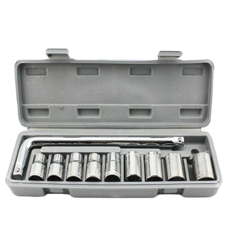 套筒扳手40件套组合装套管棘轮板手修车多功能汽车修理维修工具箱 10件套套筒工具(工厂直销)