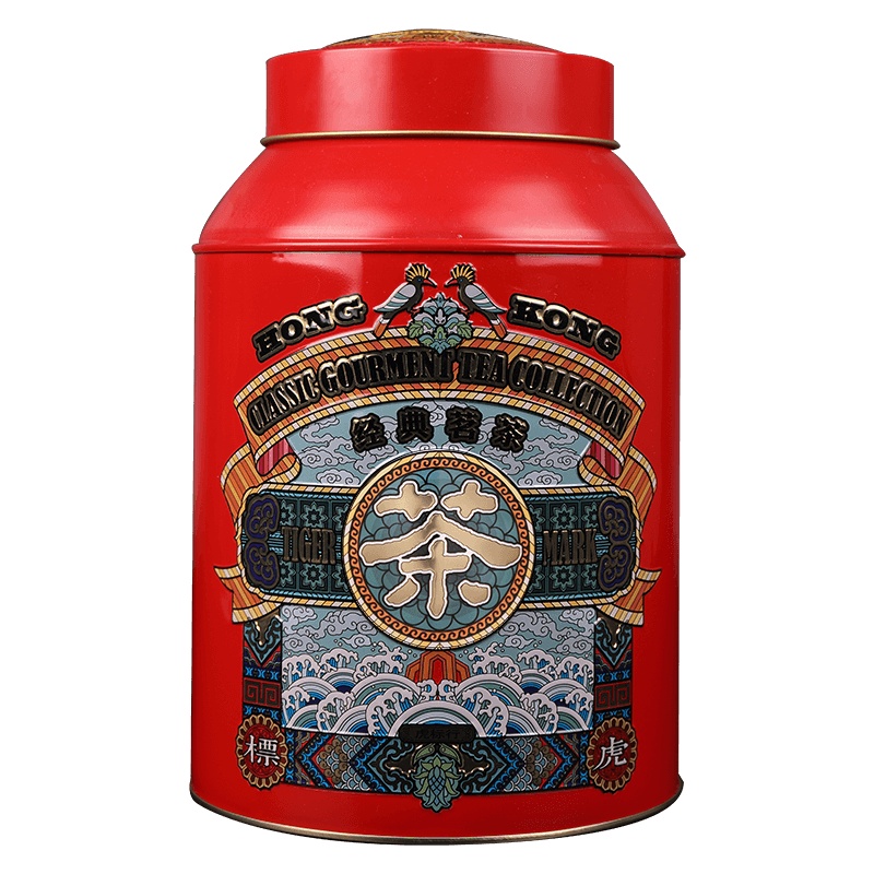 虎标茶叶红茶滇红400g陈皮柑普茶小柑橘子茶罐装熟茶送礼