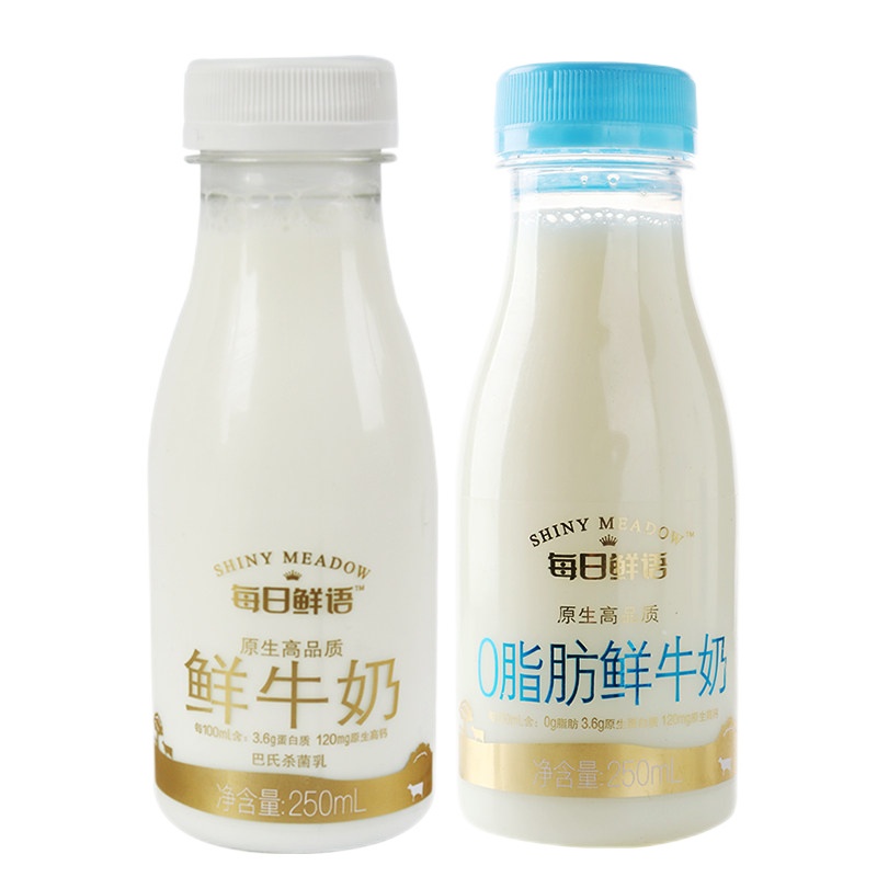 蒙牛每日鲜语牛奶250ml 冷萃咖啡拿铁鲜奶高钙牛奶巴氏杀菌鲜牛奶