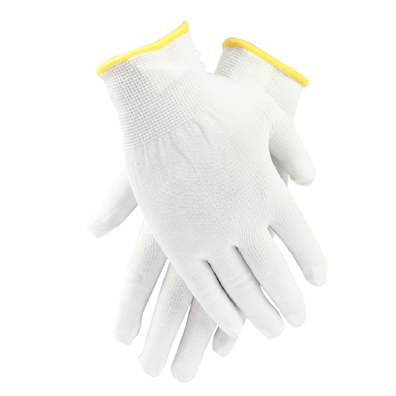 Honeywell 2132201cn基础防护用工作白手套劳保防滑耐磨针织线手套(企业定制)