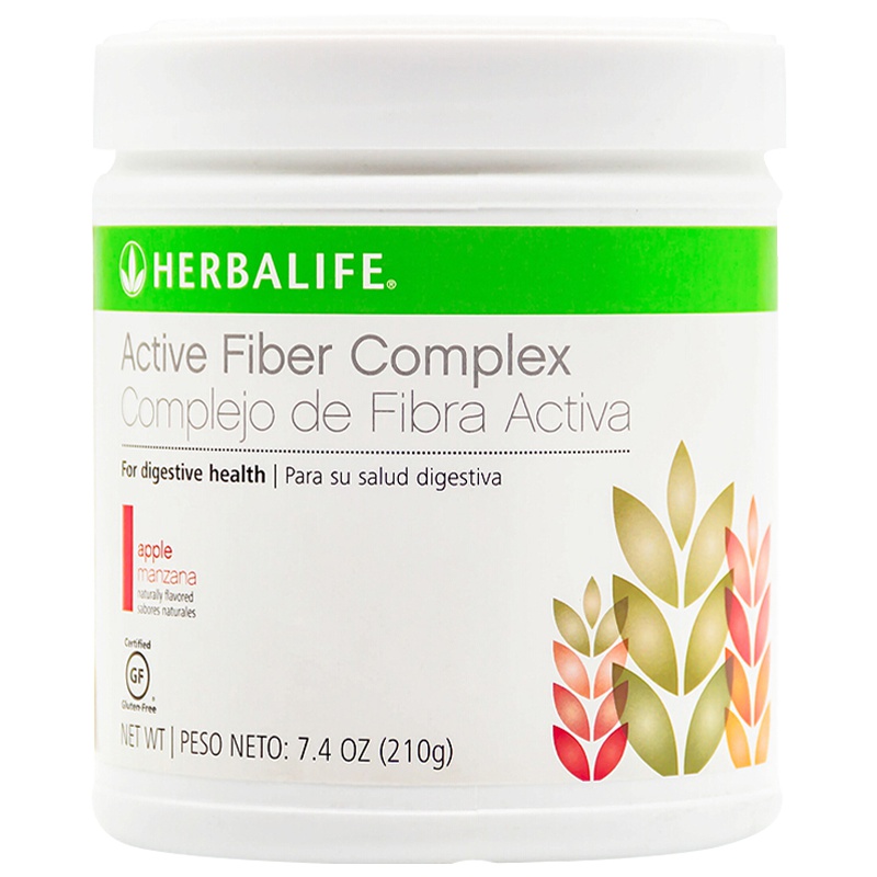 康宝莱(herbalife)膳食纤维粉苹果味210g/罐装 美国膳食营养补充剂 排宿便健康肠胃 预售1周后发