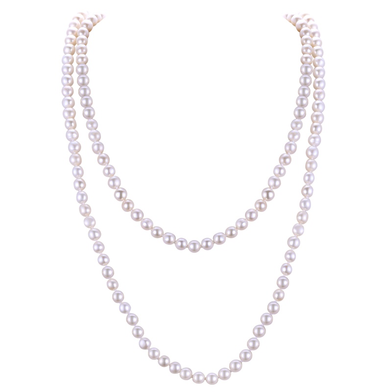 佰色传情(BRIR)时尚个性双层项链颈链choker锁骨链女淡水珍珠项链