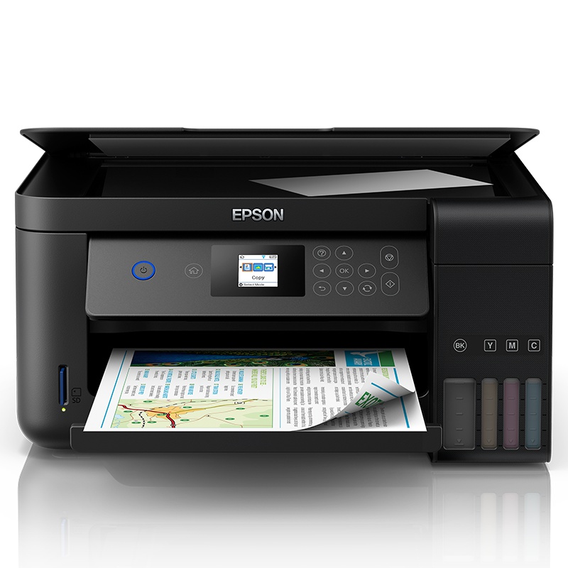 爱普生(EPSON)L4268 墨仓式 A4彩色无线多功能复印扫描打印一体机