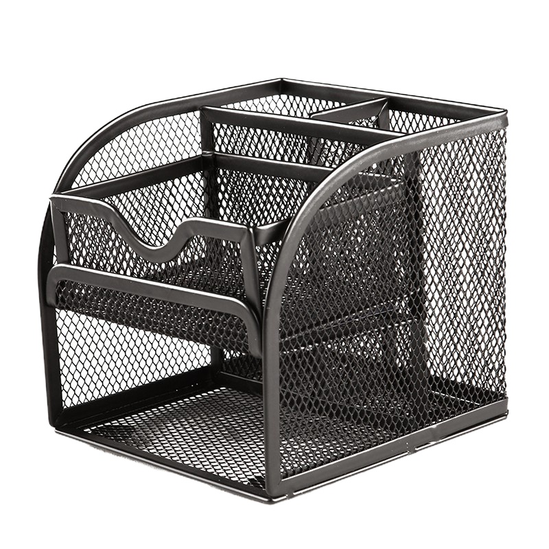 晨光办公座多功能金属笔筒ABT98440