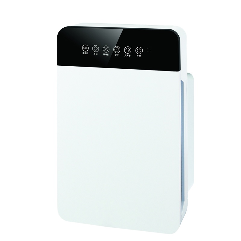空气净化器纳丽雅家用卧室办公室内除雾霾除烟尘PM2.5氧吧 白色整机一台