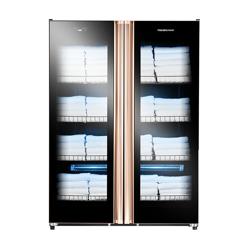 凡萨帝(fasato)毛巾消毒柜YTP-910金色商用大容量美容院发廊毛巾柜