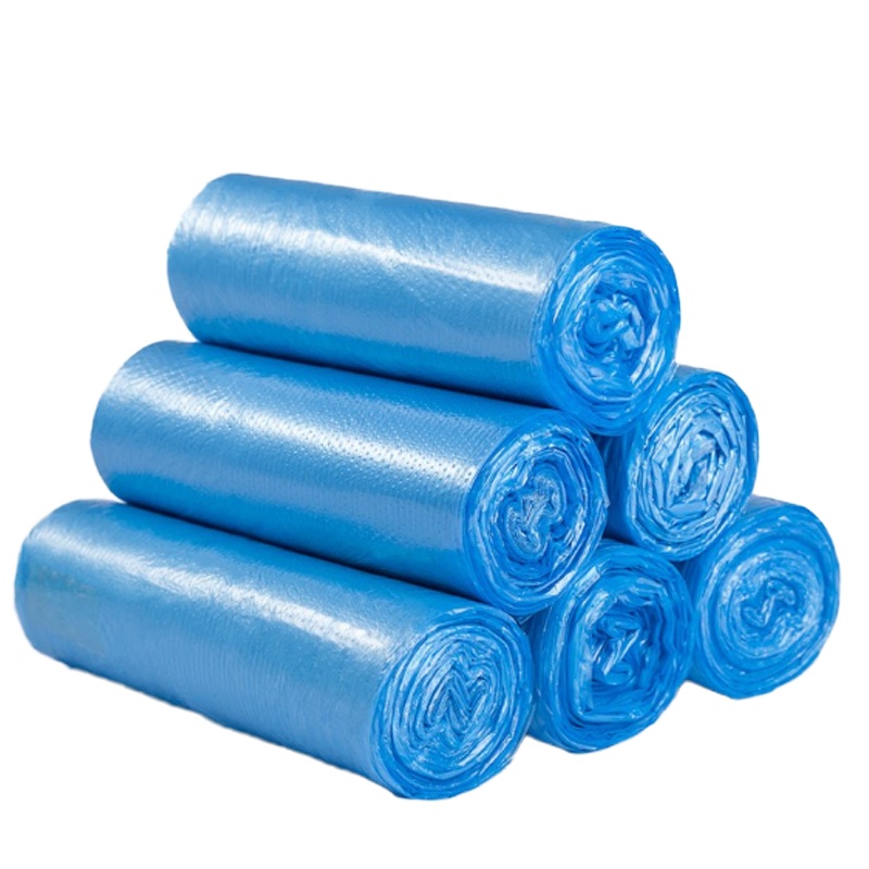 洁成 双层 加厚中号垃圾袋 45*55*30*3卷 蓝色