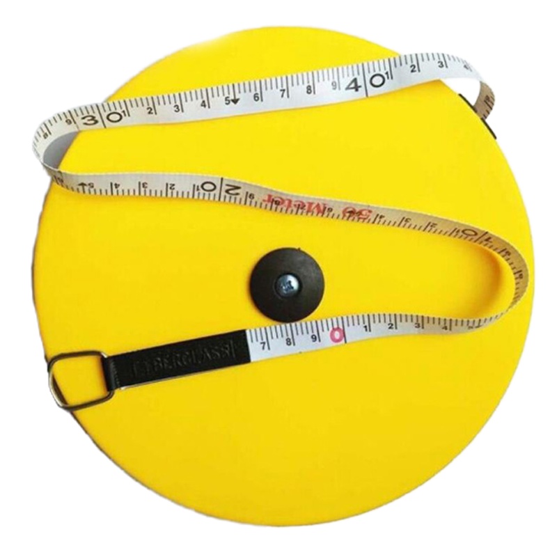 速新 软尺卷尺皮尺100米 玻璃纤维皮尺防水加厚 100米