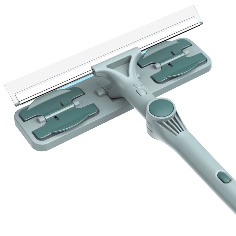 [马景涛代言]圣佳 擦玻璃神器伸缩杆家用酒店大堂物业商场双面搽刷高楼窗户刮洗器地刮清洁工具 蜂鸟