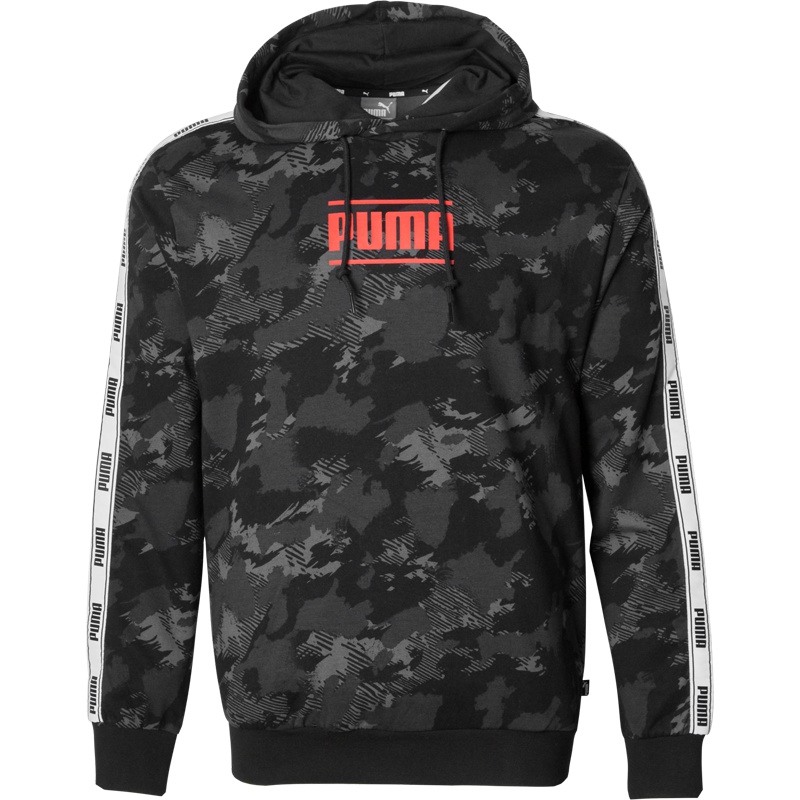 PUMA彪马 2019新款 男子迷彩小logo卫衣 舒适连帽套头衫运动套装上装 579556