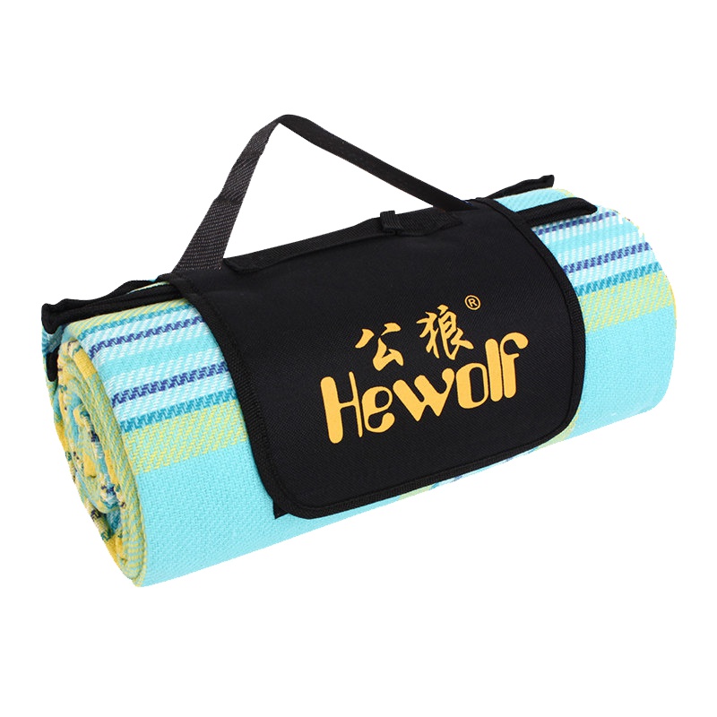 公狼野餐垫 加厚加宽沙滩野营地垫布1142