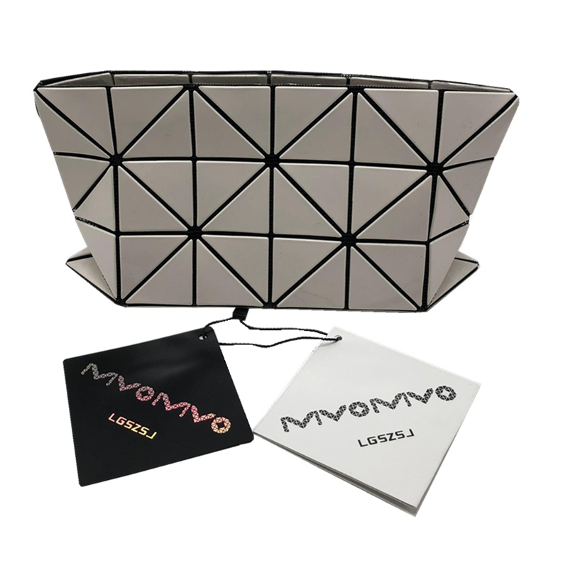 菱格三宅世家(MVO MVO LGSZSJ)手包化妆包大容量信封零钱钥匙包4*6格手拿包