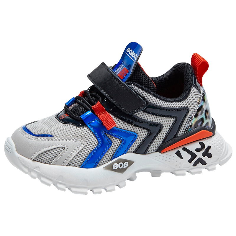 BOBDOG house 巴布豆童鞋2019秋季新款儿童运动鞋男童跑步鞋女童休闲鞋子