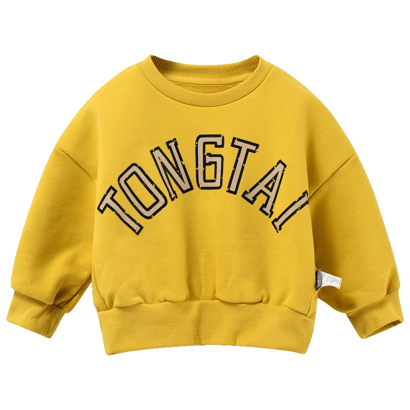 童泰TONGTAI春季新款婴儿长袖圆领套头卫衣2-5岁宝宝休闲外出服上衣儿童通用120cm