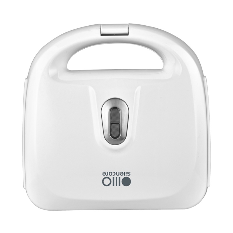 无言(silencare) 家用多功能 早餐机轻食机三明治机煎烤机 双盘可拆不粘涂层 S6228 小米白