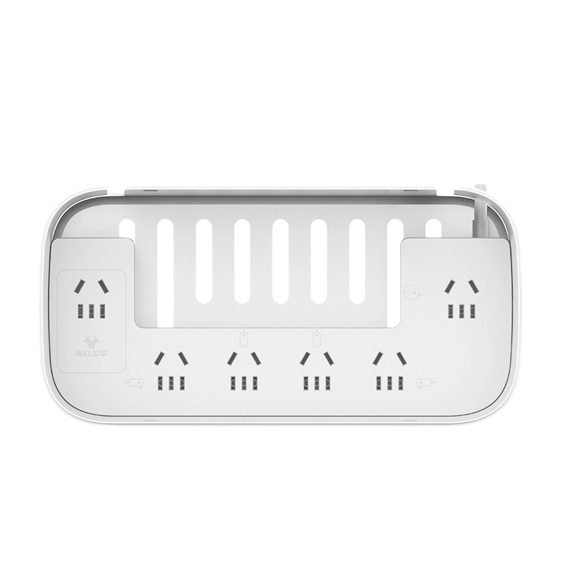 公牛F2161插座收纳盒 3米 七位新国标收纳盒插座 白色