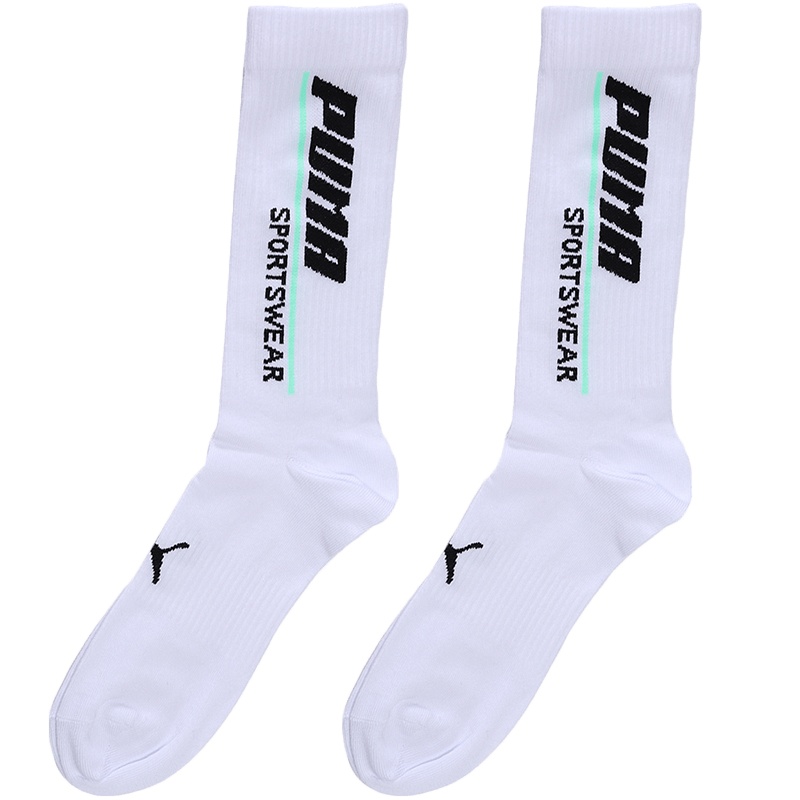 PUMA彪马男袜运动袜休闲中袜(一对装)907705