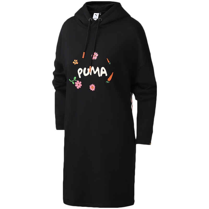PUMA黑标女装Randomevent运动服休闲连帽连衣裙596670