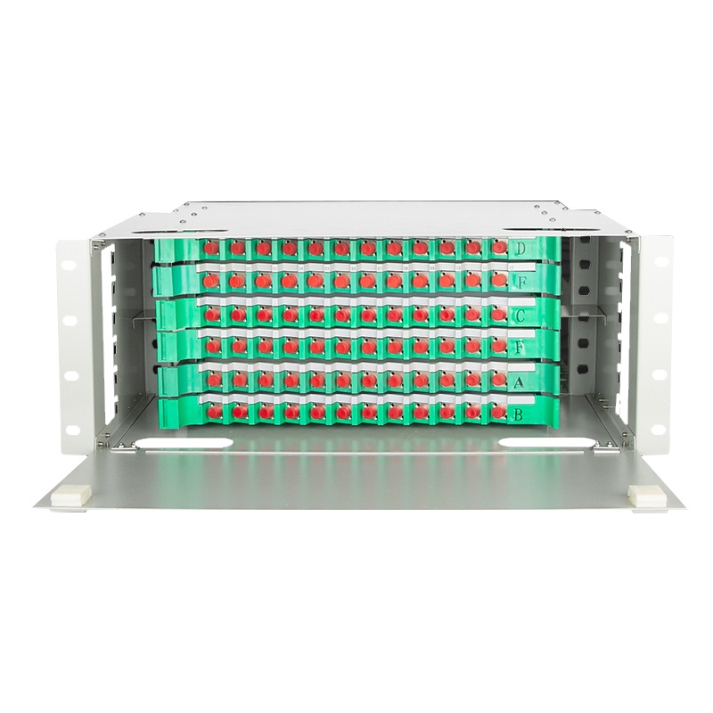 千天(QANTOP)ODF光纤配线架配线柜单元箱空箱单模熔纤机柜熔接盘终端盒 72芯满配FC单模 QT-ODF018