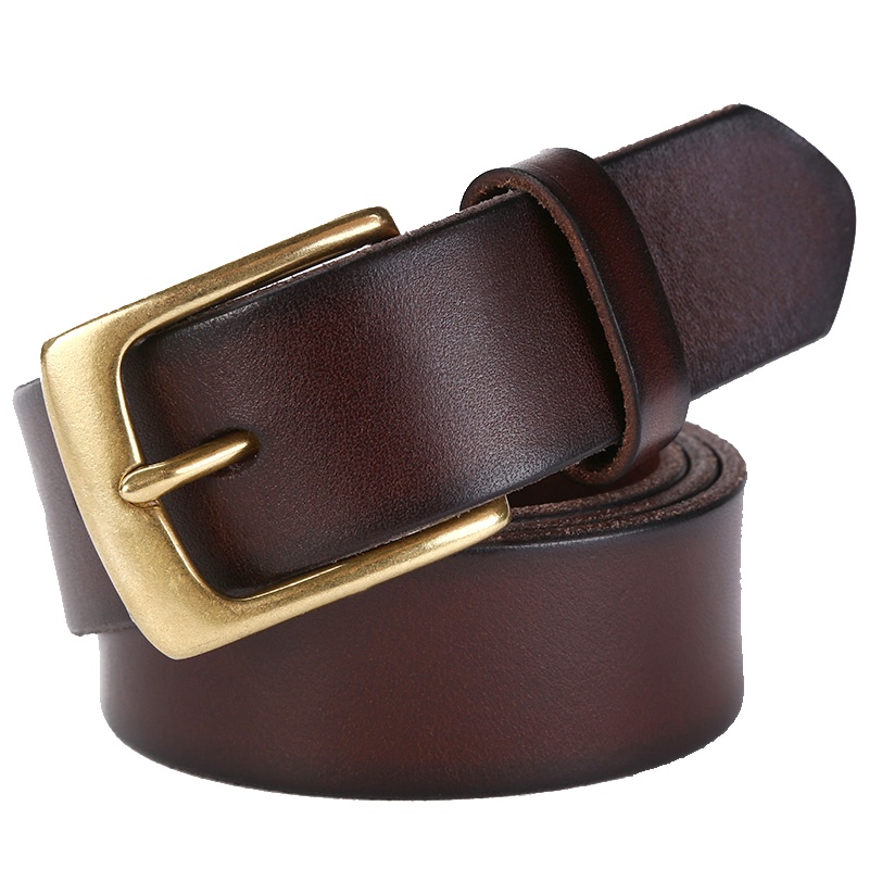 牛当家(CattleOWN)女士真皮皮带铜扣针扣腰带女裤带韩版时尚头层牛皮皮带1955