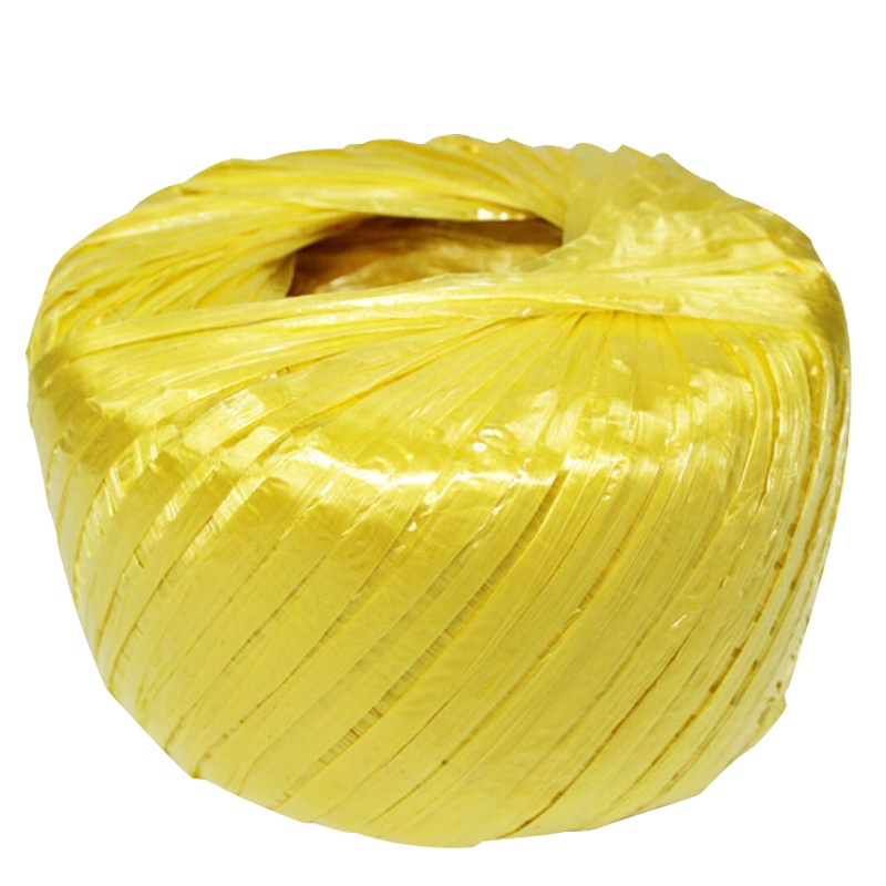 冰禹 SNll-127(5个)草球绳 塑料绳子 捆扎绳 打包绳 捆绑绳 包装绳 尼龙绳 全新料 球重150克黄色