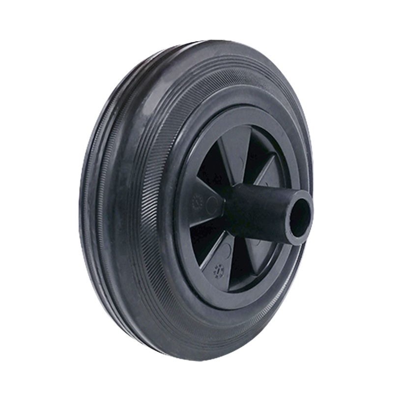 240L实心轮穿心轮塑料垃圾桶替换轮(一对)