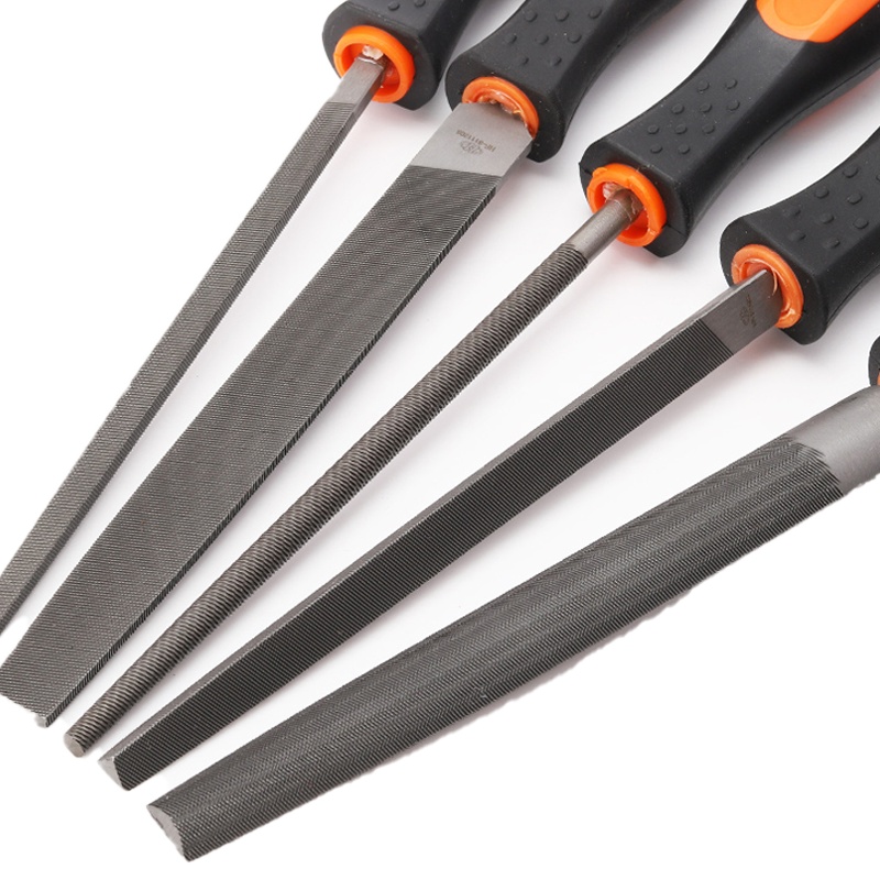 华丰巨箭(HUAFENG BIG ARROW)国际款中齿方锉(双色套柄)HF-6115208G/5支