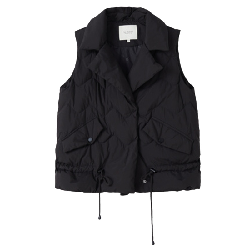 专柜同款拉贝缇羽绒马甲女装拉夏贝尔2019冬季新款时尚轻薄羽绒服短款外套60008627