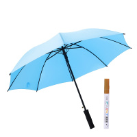 晴雨伞套装 SCP-50044 8K*60CM碰击布加固抗风长柄直杆雨伞+得力涂鸦笔套装 (件)