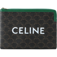 CELINE 赛琳 女士 涂层帆布手拿包10D672BZQ