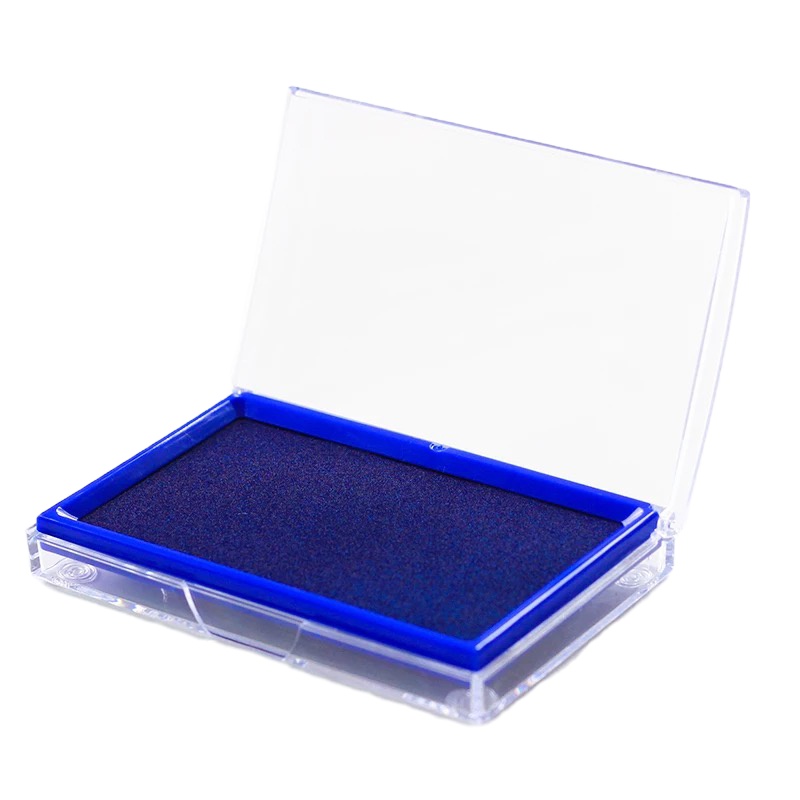 得力大号快干印台(蓝色/118*68mm) 9864