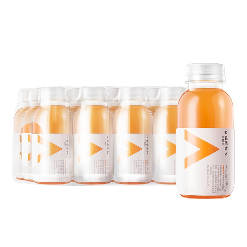 农夫山泉力量帝维他命水果味营养素饮料(柑橘风味)250ml*12量贩装