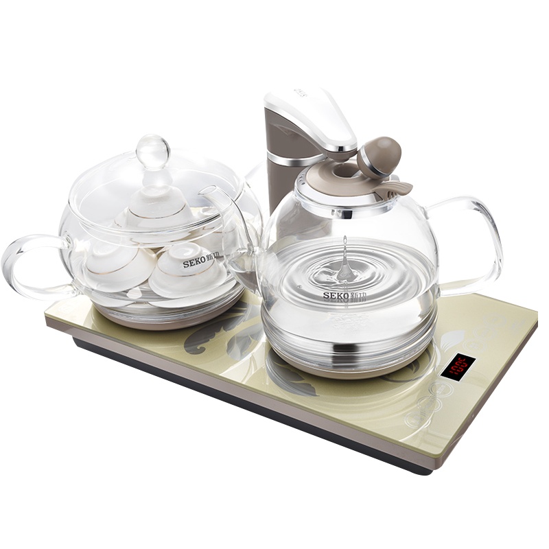 Seko/新功 G11智能恒温全自动抽水电茶炉玻璃家用烧水壶泡茶专用