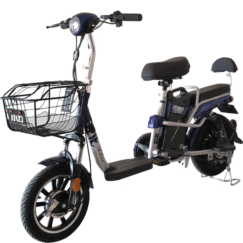 小刀电动车 3c认证新国标电瓶车48v14a锂电池电动自行车 月辉