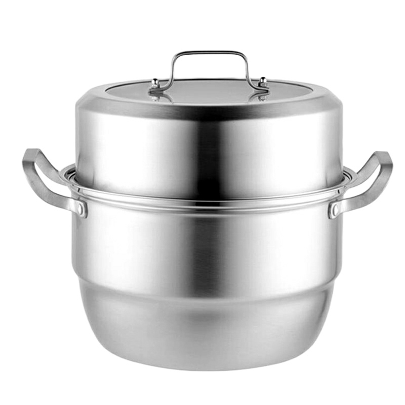 苏宁极物 路易菲斯 蒸锅 304不锈钢普斯顿双层28cm蒸锅 PSD613