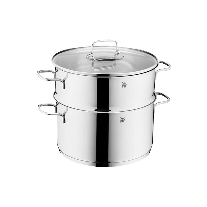 德国WMF蒸锅家用304不锈钢加厚小蒸笼汤锅蒸煮一体两用炖锅不粘锅