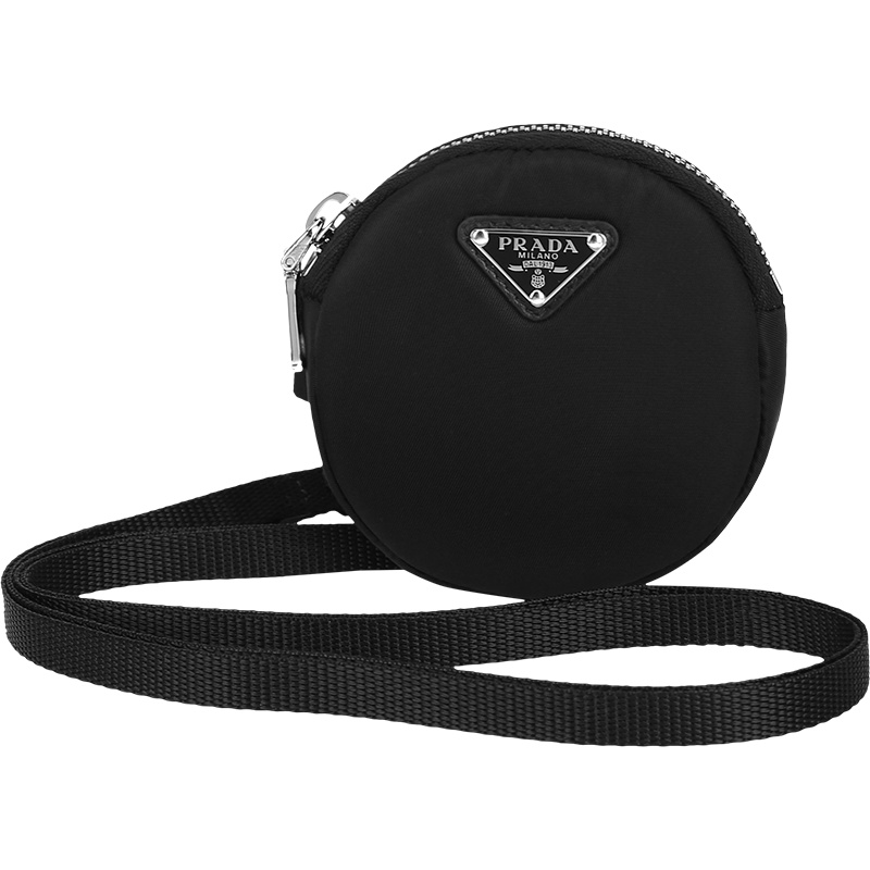 普拉达 PRADA 女士Re-Nylon再生尼龙单肩斜挎包零钱包腕包1TT129 2DMV