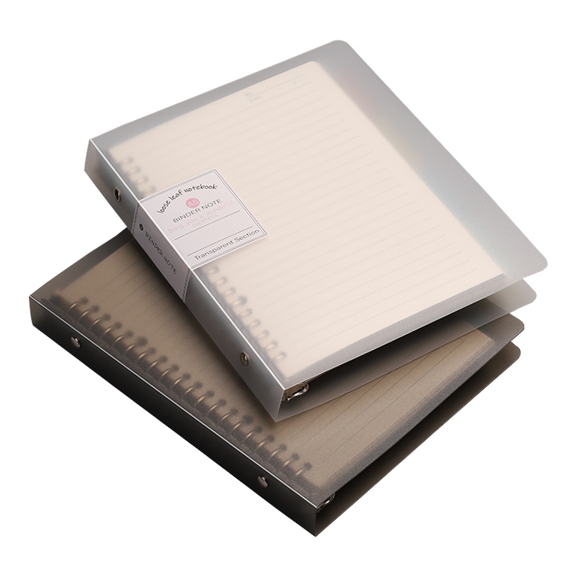 三木(SUNWOOD)活页本记事本b5笔记本本子超厚简约大学生韩国小清新可拆卸纸替芯外壳带环a5方格本网格本扣环康奈尔