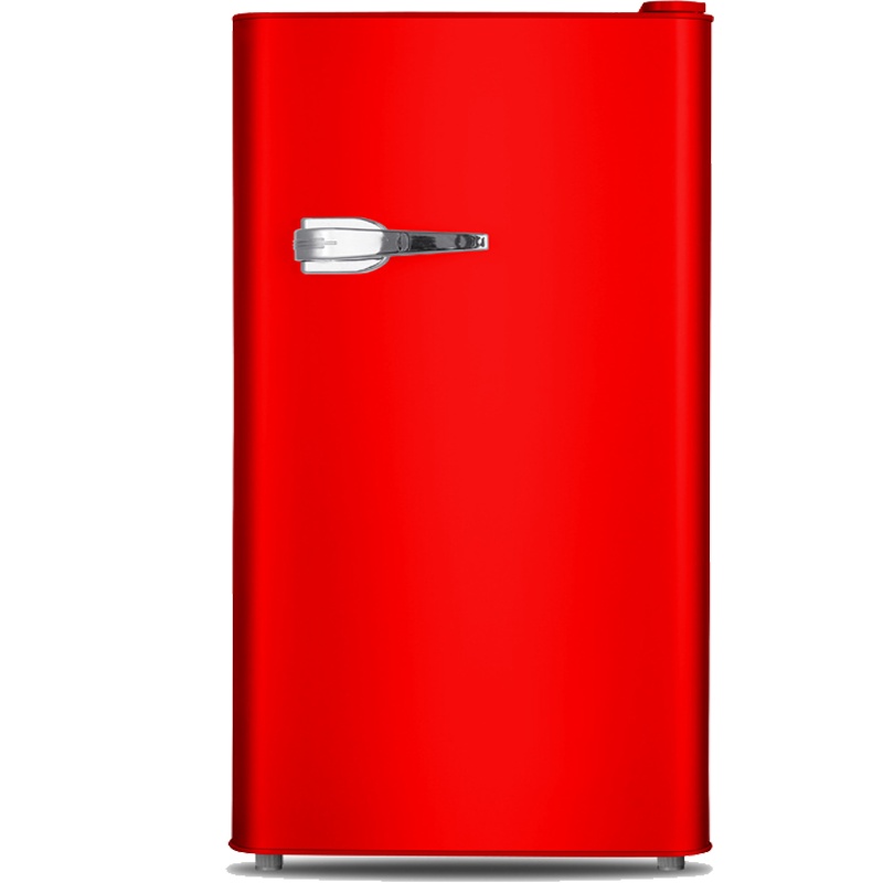 志高(CHIGO)欧式彩色复古冰箱办公室小型单门家用冷冻冷藏电冰箱 BC-98