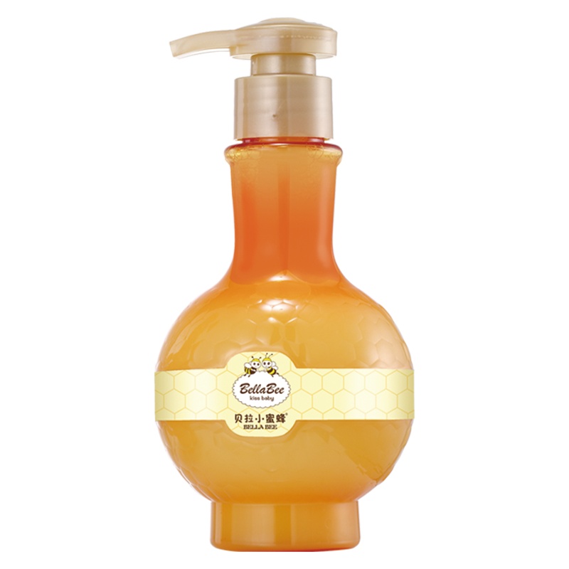 贝拉小蜜蜂BELLABEE婴儿金盏花蜜牛奶沐浴蜜露280ML