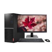 联想(Lenovo)扬天M6202k 商用办公台式电脑 19.5英寸屏(Intel i3-7100 4GB+16GB傲腾 1TB 无光驱 Win10)企业采购 商用办公 性价比机