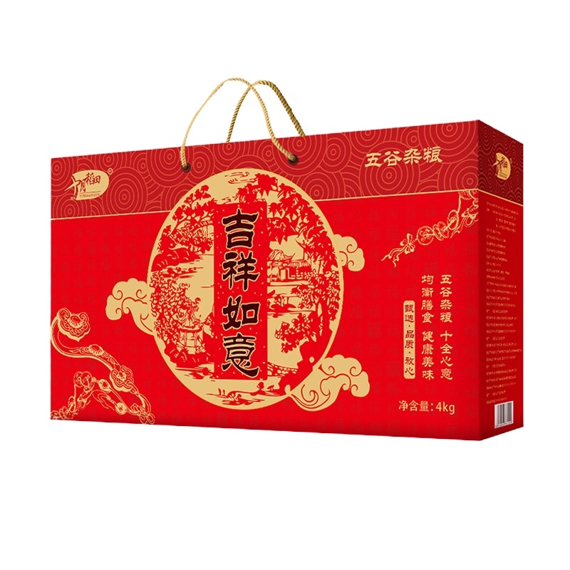 十月稻田 吉祥如意杂粮礼盒4kg