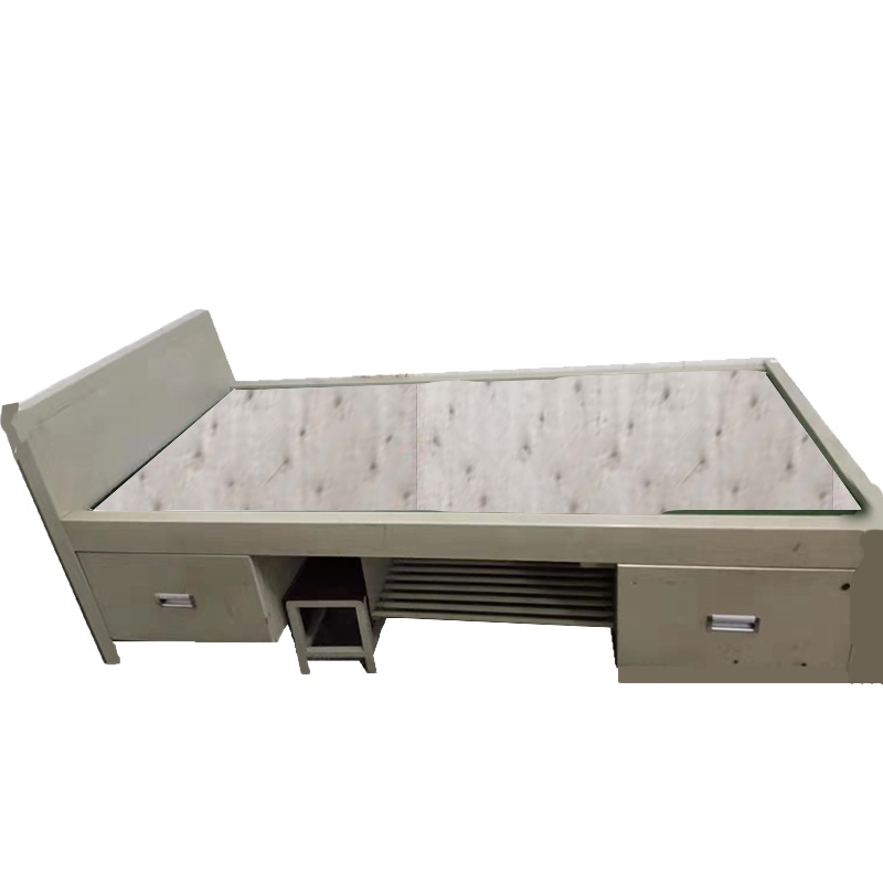 百斗鑫 制式钢制营具 单人床(含小凳)